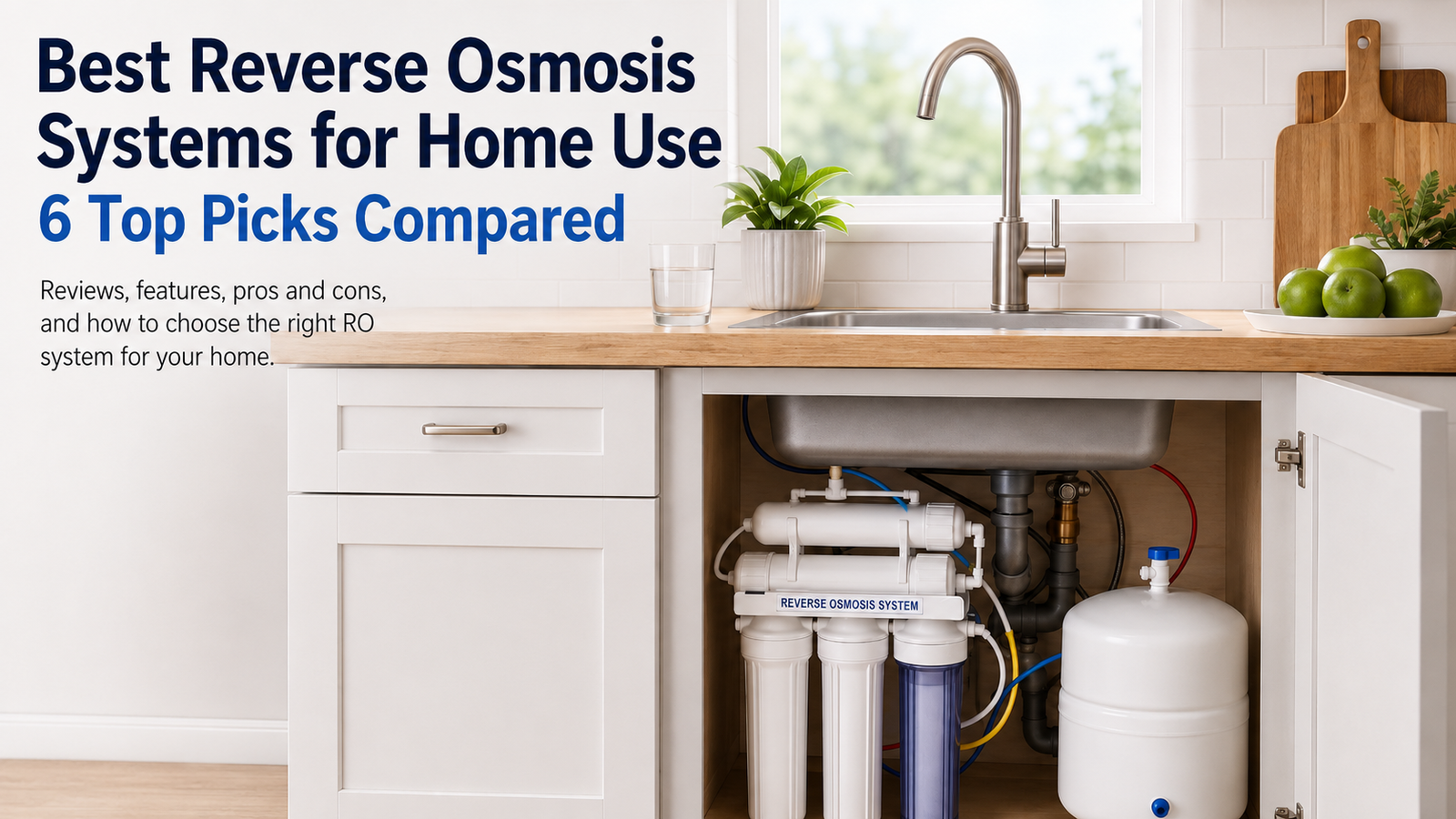 Best reverse osmosis system installed under a modern kitchen sink